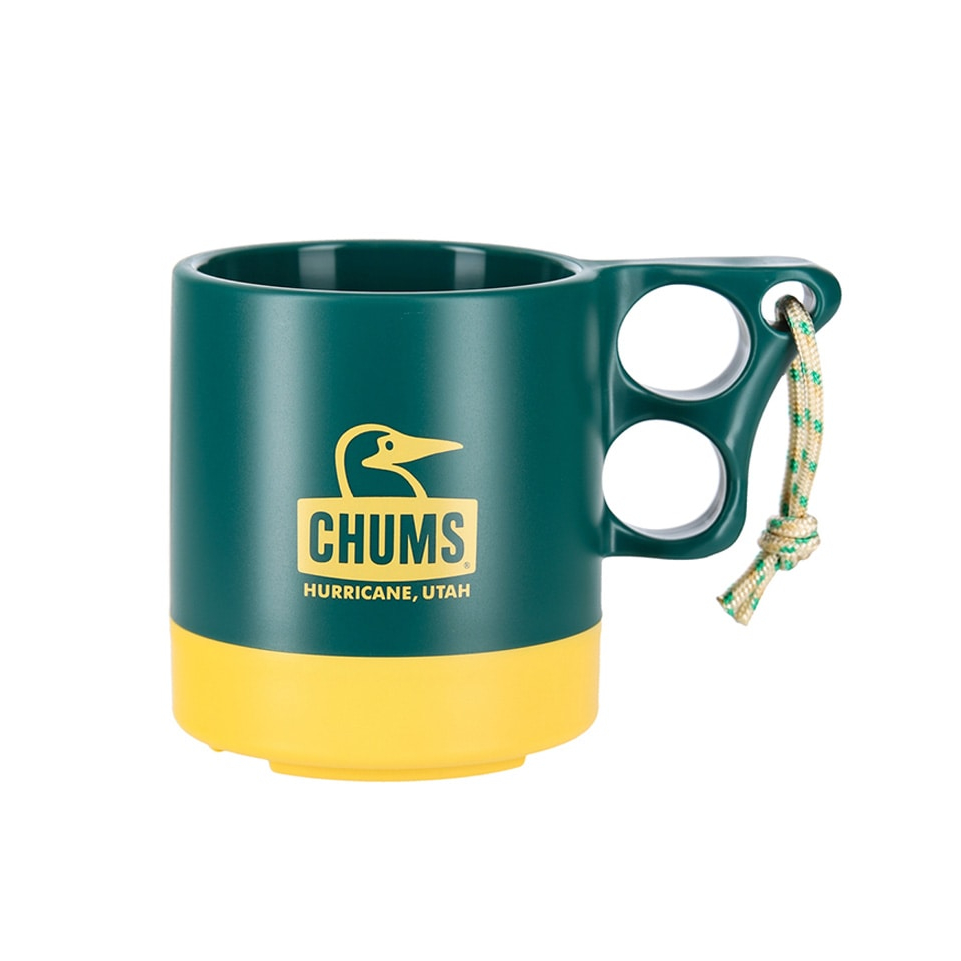 CHUMS CAMPER MUG  TEAL - YELLOW 